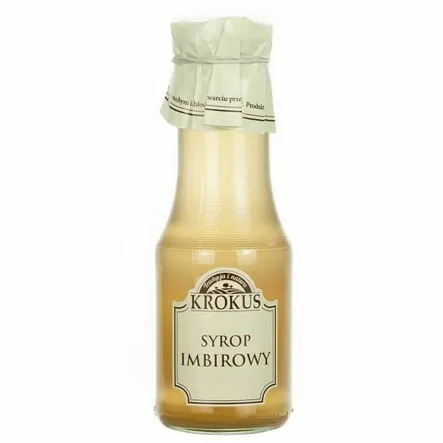 Syrop Imbirowy Bezglutenowy 280 ml - Krokus (data: 30.09.2026)