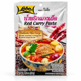 Pasta Curry Czerwona Tajska 50 g - Lobo