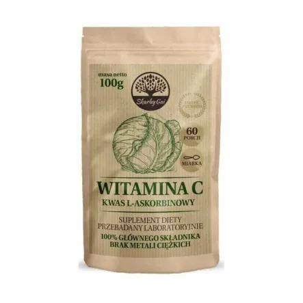 Witamina C z Kapusty (Kwas L-askorbinowy) 100 g - Skarby Gai