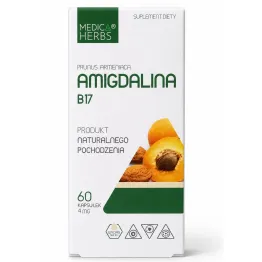 Amigdalina B17 60 Kapsułek - Medica Herbs