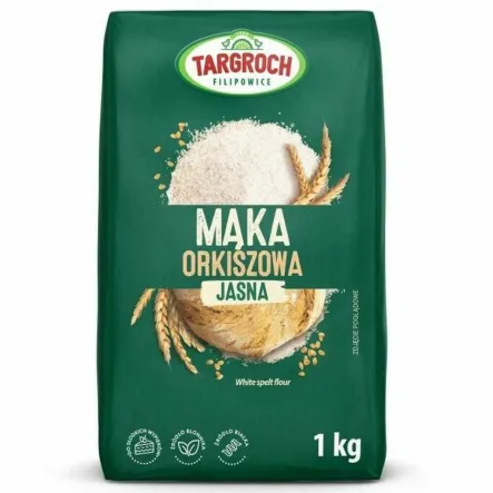 Mąka Orkiszowa Jasna 1 kg - Targroch