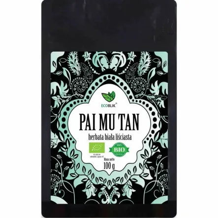 Herbata Biała Liściasta PAI MU TAN EKO 100 g - EcoBlik
