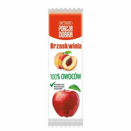 Przekąska Jabłko i Brzoskwinia Bez Dodatku Cukru 16 g - Porcja Dobra