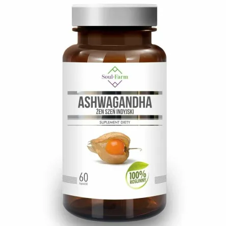 Ashwagandha 120 Kapsułek - Soul Farm