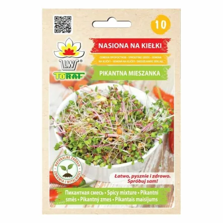 Nasiona na Kiełki Mieszanka Pikantna 20 g - Toraf