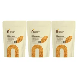 3  x Siemię Lniane Złote Ziarno 1 kg - Naturalnie Zdrowe