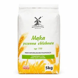 Mąka Pszenna Chlebowa Typ 750 5 kg - Młyn Kopytowa