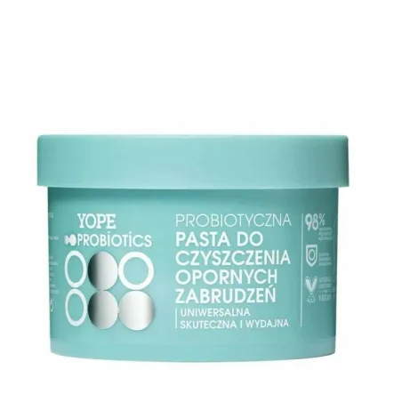 Probiotyczna Pasta do Czyszczenia Opornych Zabrudzeń 160 g - YOPE PROBIOTICS