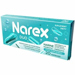 Probiotyk+ Prebiotyk Narine Duo 20 Kapsułek - Narex (Cold)