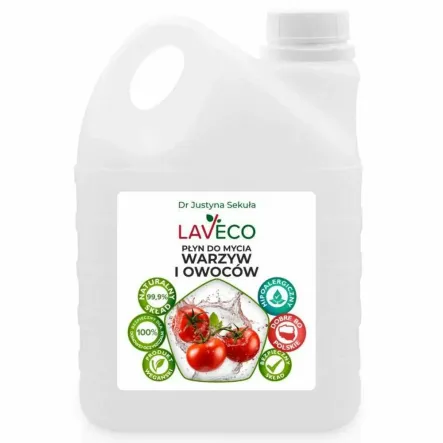 Naturalny Płyn do Mycia Warzyw i Owoców 2 l - Laveco