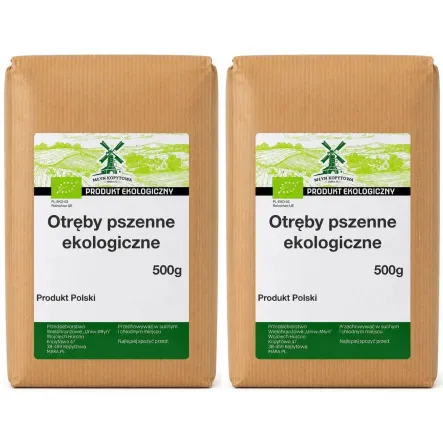 2 x Otręby Pszenne Eko 500 g - Młyn Kopytowa