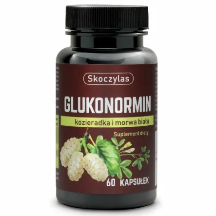 Glukonormin - Kozieradka i Morwa Biała 60 Kapsułek - Skoczylas