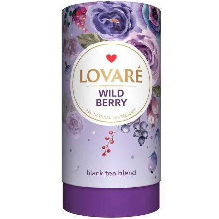 Herbata Czarna z Dodatkami Wild Berry 80 g - Lovare