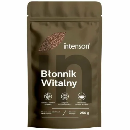 Błonnik Witalny Mieszanka Nasion (Babka Płesznik i Babka Jajowata) 250 g - Intenson