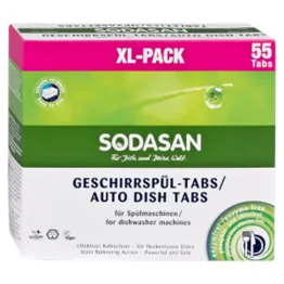 Tabletki Do Zmywarek Ecocert 55 szt. - Sodasan