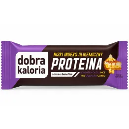 Baton PROTEINA o Smaku Banoffee Niskie IG 45 g - Dobra Kaloria