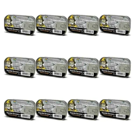 12 x Wątróbka z Dorsza w Tłuszczu Własnym 115 g (58 g) - Kier - Wątróbki dorszowe