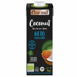 Napój Kokosowy Keto Low Carb Bezglutenowy BIO 1 l - Ecomil (data: 24.07.2026)
