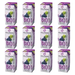 12 x Nektar z Czerwonych Winogron Bio 200 ml - Hollinger