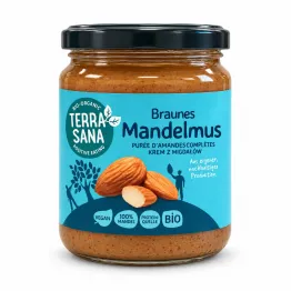 Krem z Prażonych Migdałów Bio 250 g - Terrasana