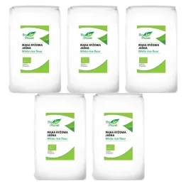 5 x Mąka Ryżowa Jasna Bio 1 kg - Bio Planet
