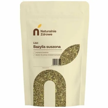 Bazylia Suszona 200 g - Naturalnie Zdrowe