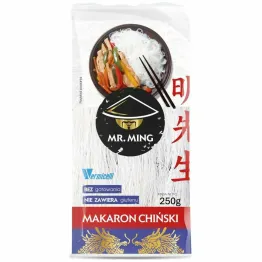 Makaron Chiński z Fasoli Mung i Groszku 250 g - Mr. Ming