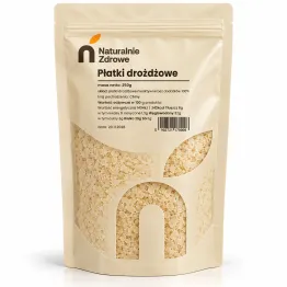 Płatki Drożdżowe Nieaktywne 250 g - Naturalnie Zdrowe