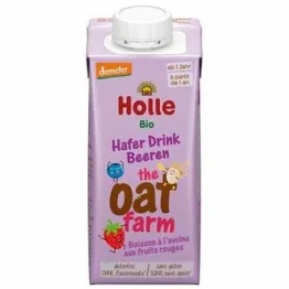 Napój Owsiany Truskawka - Jagoda - Banan Bio Demeter 200 ml - Holle - Przecena Krótka Data Minimalnej Trwałości
