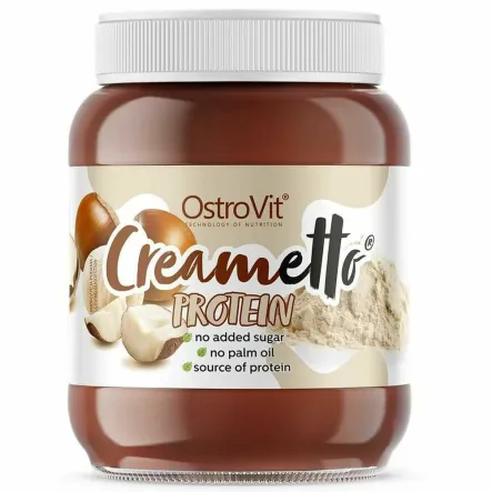 Proteinowy Krem Orzechowy Bez Dodatku Cukru Creametto Protein 320 g - OstroVit