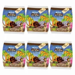 6 x Ciasteczka z Czekoladą Mini Jungle Bio 100 g - Ania