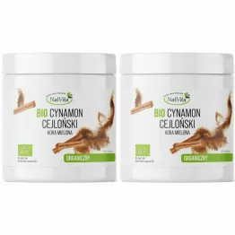 2 x Cynamon Cejloński Mielony Bio 200 g - Natvita