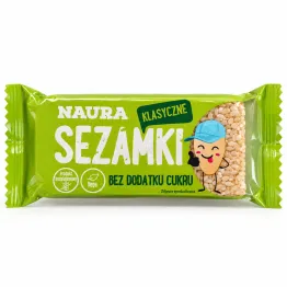 Sezamki Klasyczne Bez Dodatku Cukru 27 g - Naura