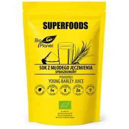 Sok z Młodego Jęczmienia Sproszkowany Bio 150 g - Bio Planet