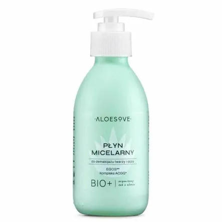 Płyn Micelarny do Demakijażu Twarzy i Oczu 190 ml - Aloesove