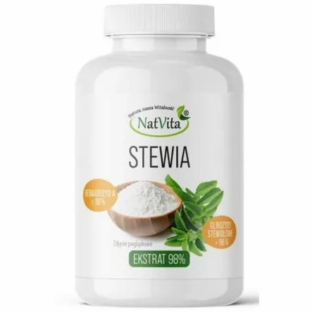 Stewia Ekstrakt 98% 20 g - Natvita