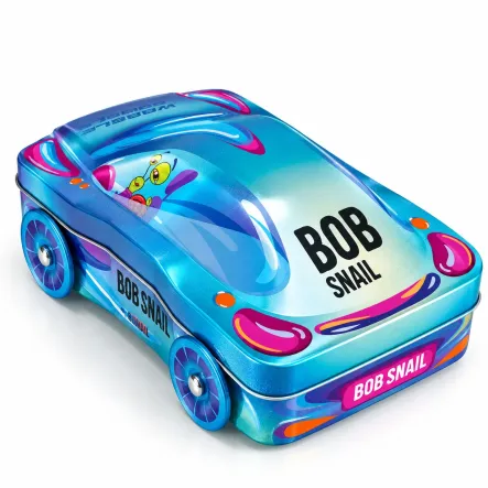 Zestaw Prezentowy Samochodzik z Zabawką i Naklejką 112 g – Bob Snail