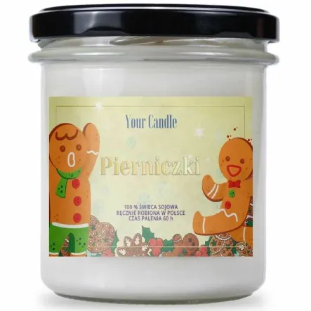 Świeca Sojowa Zapachowa w Szkle PIERNICZKI 300 ml - Your Candle