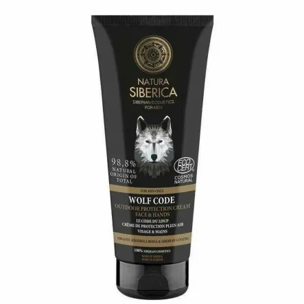 Ochronny Krem Do Twarzy i Dłoni Na Każdą Pogodę Wolf Code 80 ml - Natura Siberica