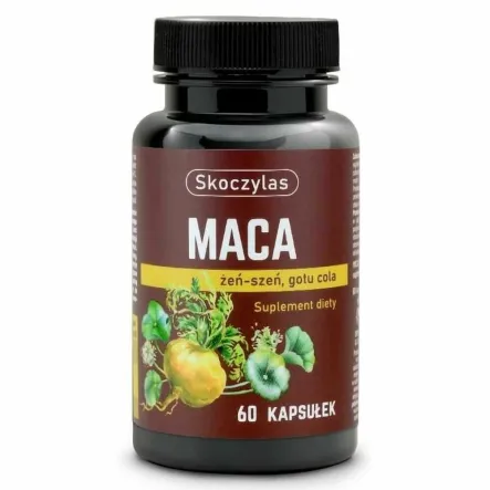 Maca plus Żeń-Szeń plus Gotu Cola 60 Kapsułek - Skoczylas