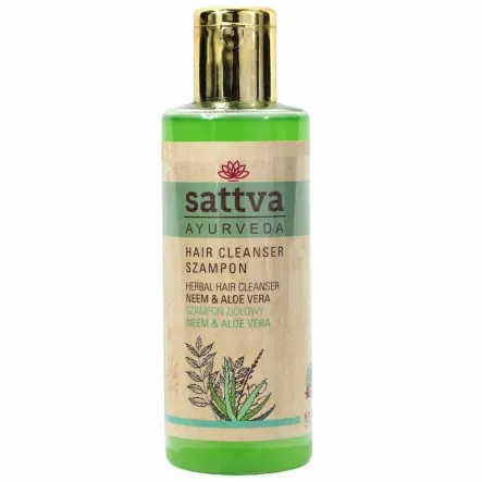 Szampon do Włosów Ziołowy Neem i Aloes 210 ml - Sattva