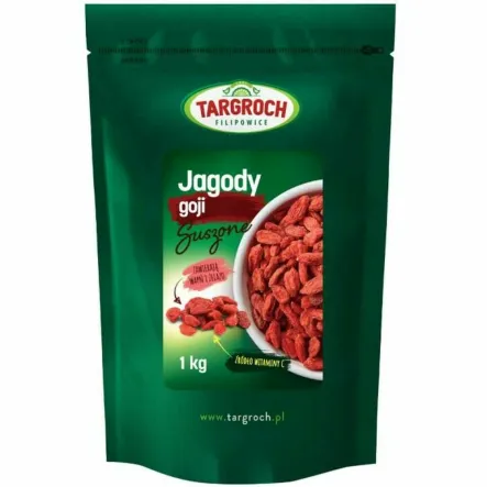 Jagody Goji Suszone 1 kg - Targroch