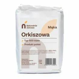 Mąka Orkiszowa Biała Typ 500 1kg - Naturalnie Zdrowe