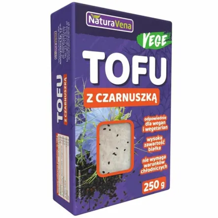 Tofu Kostka z Czarnuszką 250 g - NaturAvena