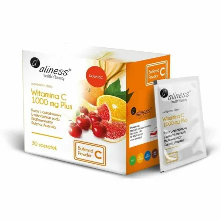 Witamina C 1000 mg Plus 30 Saszetek - Aliness