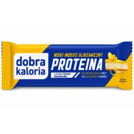 Baton PROTEINA Lemon Cheesecake Niskie IG 45 g - Dobra Kaloria