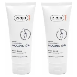 2 x Krem do Rąk Mocznik 10% Kuracja Ultranawilżająca 100 ml - Ziaja Med