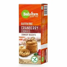 Herbatniki Żurawinki Bezglutenowe 130 g - Balviten