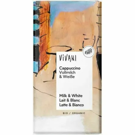 Czekolada o Smaku Cappucino Bio 100 g - Vivani