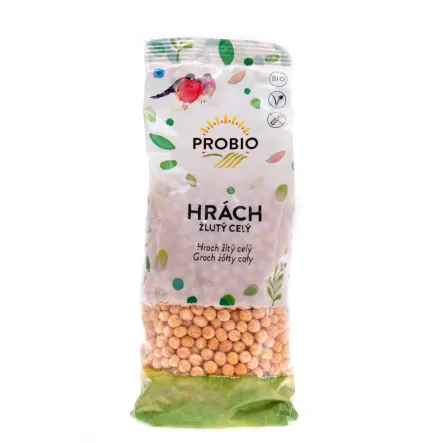 Groch Żółty Łuskany Cały Bezglutenowy Bio 500 g - Probio